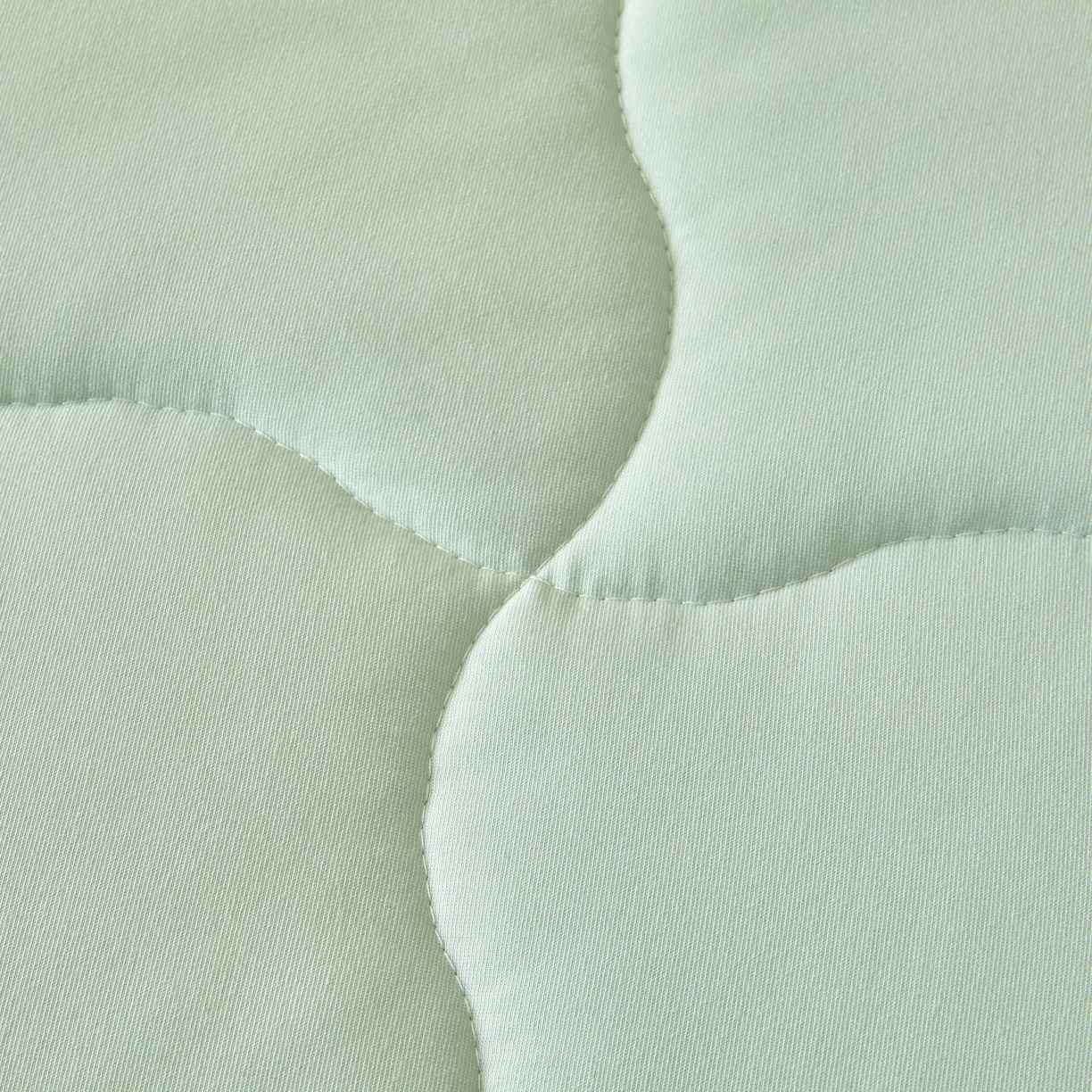 91家纺网 家纺一手货源 找家纺 易博家纺 2025新款格子纯色水洗棉无印风百分百新疆棉花夏被夏凉被被子被芯 冰激凌绿