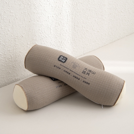 大熊枕芯 2025新款大凉山苦荞 荞麦枕 苦荞颈椎枕-咖色