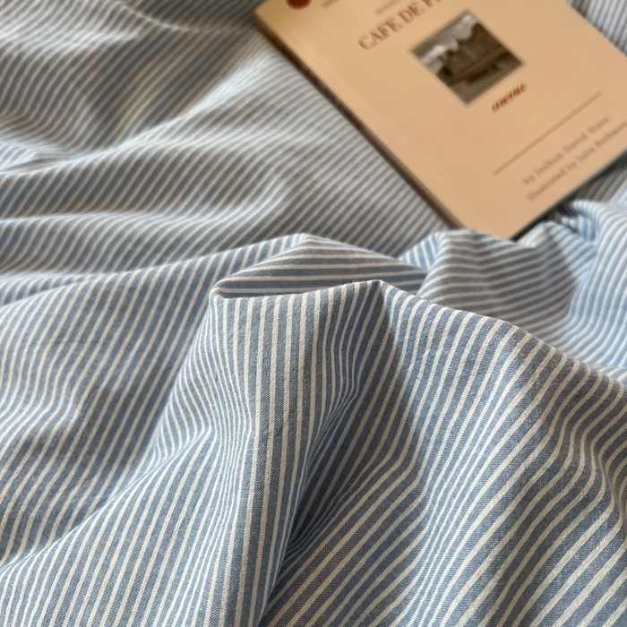 91家纺网 家纺一手货源 找家纺 （总）恋之语 2025新款全棉纯棉色织床笠单品单床笠床笠单件