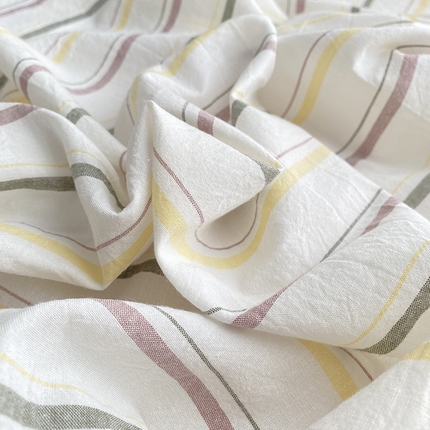 91家纺网 家纺一手货源 找家纺 艾咪-Amy ntmy 2025新款全棉纯棉色织水洗棉单品-平铺款 且乐绿