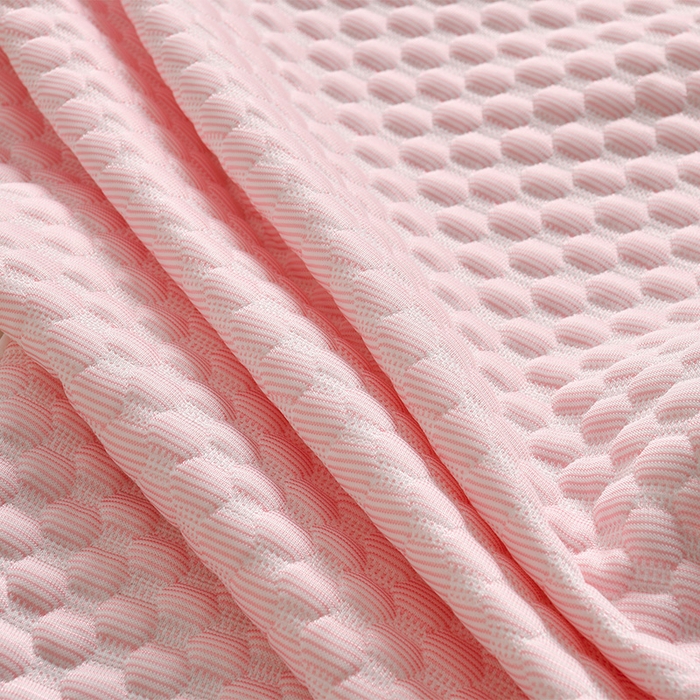 91家纺网 家纺一手货源 找家纺 艾兜坊 2025新款凉豆豆双人枕套 极简-粉