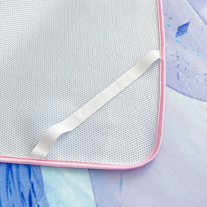 91家纺网 家纺一手货源 找家纺 ds生活馆 2025新款大版卡通牛奶丝凉席艾莎女王