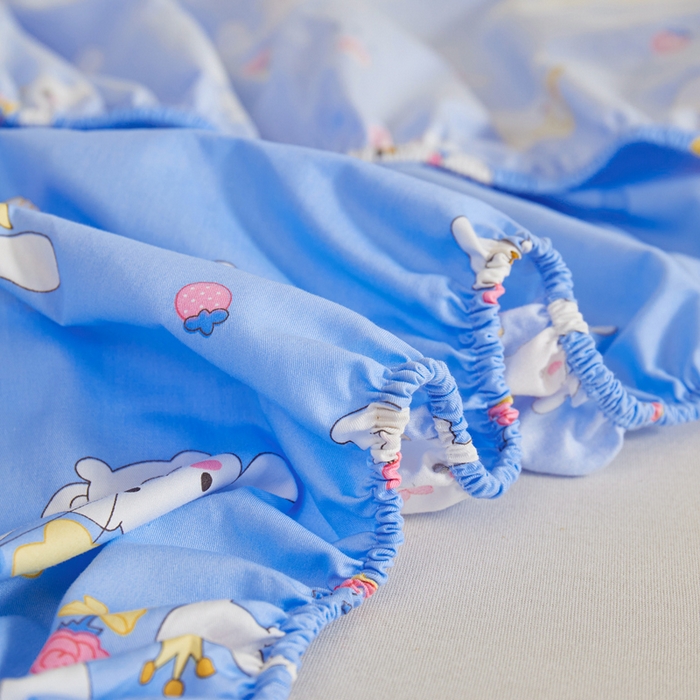 91家纺网 家纺一手货源 找家纺 ds生活馆 2025新款儿童纯棉精梳棉系列单床笠 玩具玉桂狗