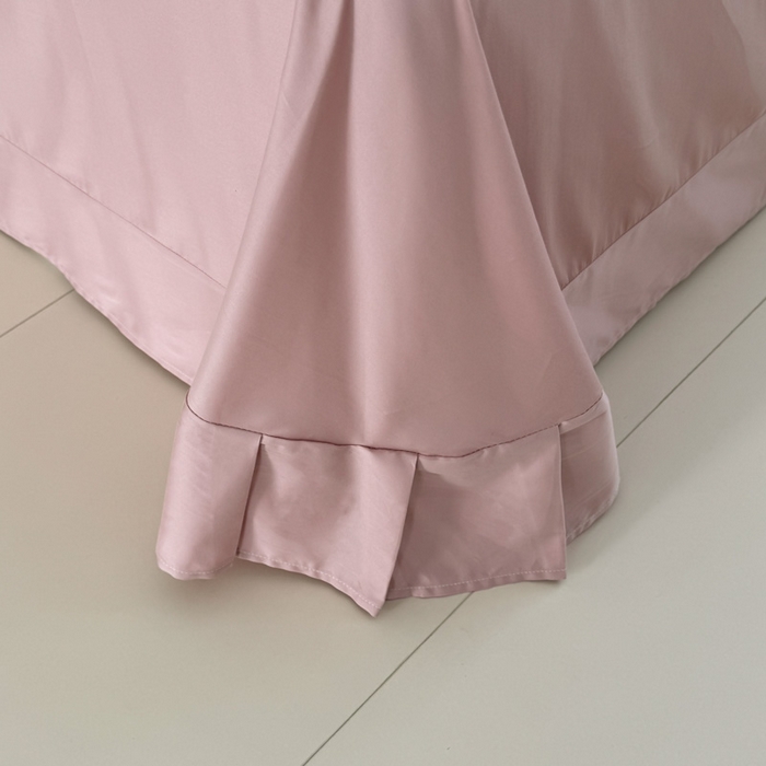 91家纺网 家纺一手货源 找家纺 艾迪尚家纺 2025新款A类纯色双拼长绒棉纯棉刺绣系列单品床单 床单单件（有单品 可定制） 奶粉甜梦