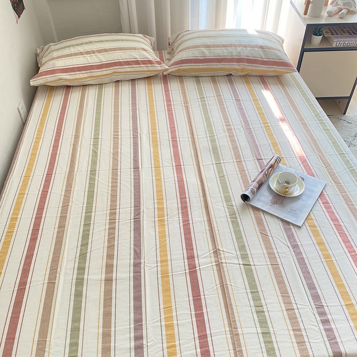 91家纺网 家纺一手货源 找家纺 艾咪-Amy ntmy 2025新款全棉纯棉色织水洗棉单品-平铺款 里威深咖