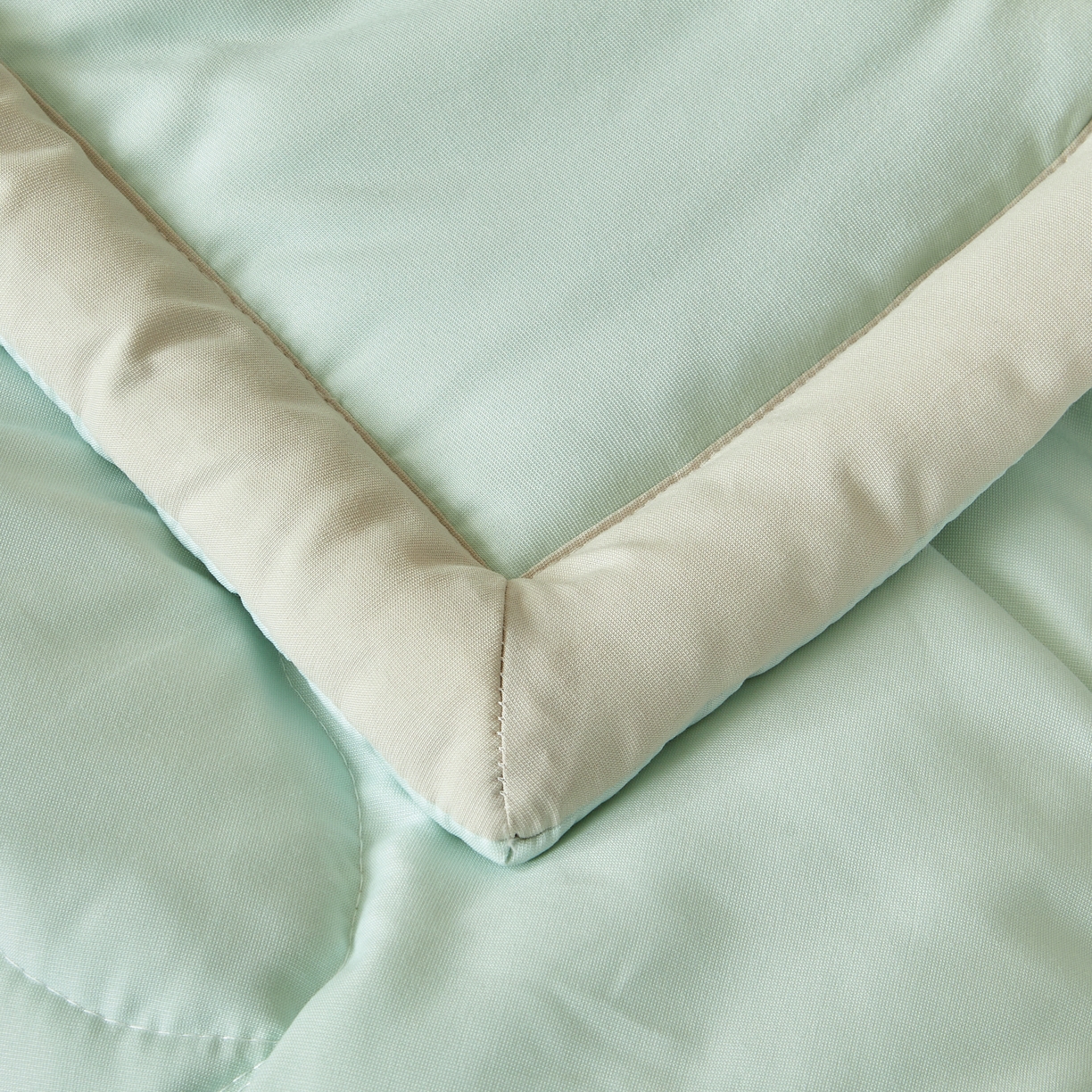 91家纺网 家纺一手货源 找家纺 易博家纺 2025新款格子纯色水洗棉无印风百分百新疆棉花夏被夏凉被被子被芯 冰激凌绿