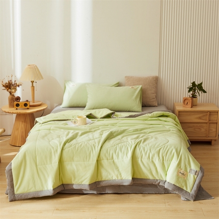 91家纺网 家纺一手货源 找家纺 （总）恋人优选 2025新款纯棉色织水洗夏被