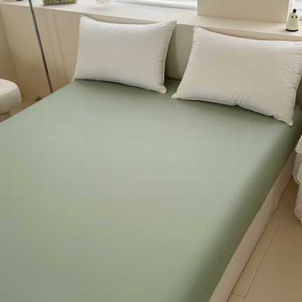 91家纺网 家纺一手货源 找家纺 （总）艾迪尚家纺 2025新款A类纯色双拼长绒棉纯棉刺绣系列单品床笠 床笠单件（有单品 可定制）