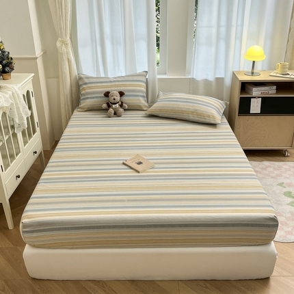 91家纺网 家纺一手货源 找家纺 （总）新印象  2025原棉老粗布床笠款