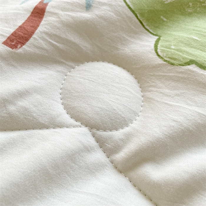 91家纺网 家纺一手货源 找家纺 美澳家纺 2025新款水洗棉印花夏被夏凉被空调被 小恐龙