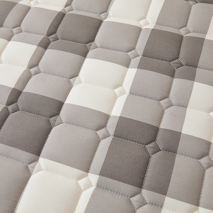 91家纺网 家纺一手货源 找家纺 喜居家纺2025新款A类水洗棉夹棉棉花床笠垫 棉-复古格