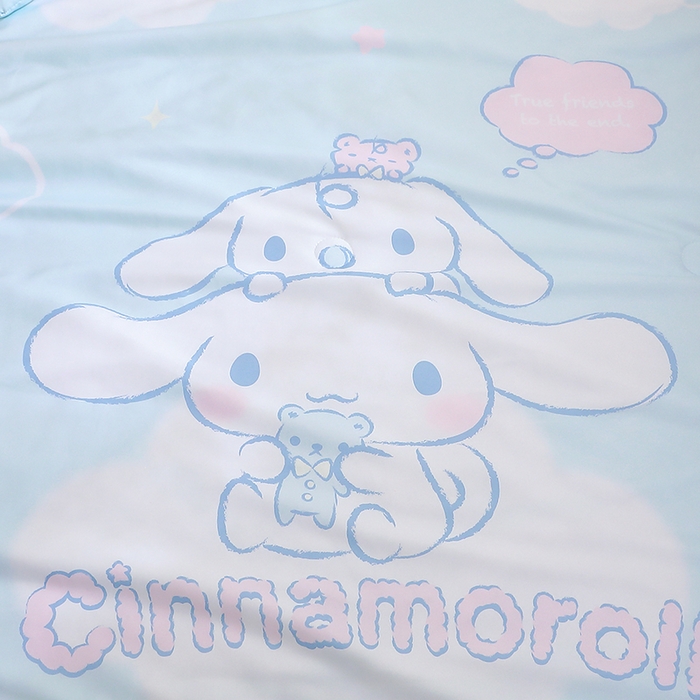 91家纺网 家纺一手货源 找家纺 2025新款三丽鸥正版授权库洛米儿童大版夏被夏凉被凉感天丝空调被夏凉被幼儿园午睡凉席夏被三件套 大耳狗-宝贝