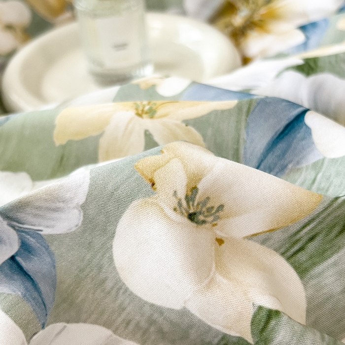 91家纺网 家纺一手货源 找家纺 芃成家纺 2025新款A类莱赛尔天丝棉四件套 繁花满庭