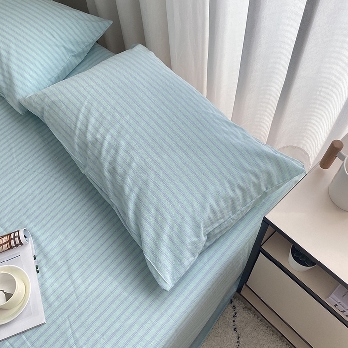 91家纺网 家纺一手货源 找家纺 艾咪-Amy ntmy 2025新款全棉纯棉色织水洗棉单品-平铺款 沁园