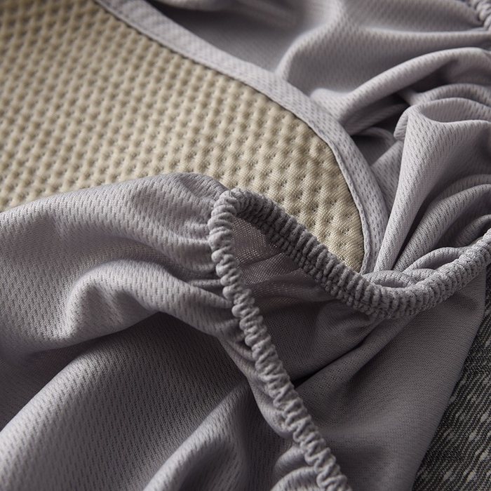 91家纺网 家纺一手货源 找家纺 绒多多 2025新款A类凉感冰豆豆席子凉席床笠款 香槟色