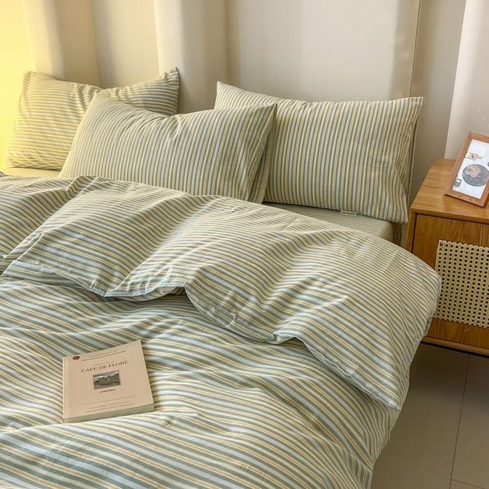 91家纺网 家纺一手货源 找家纺 （总）恋之语 2025新款全棉纯棉色织被套单品单被套被套单件