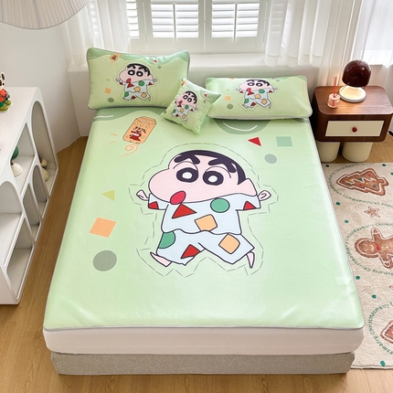 91家纺网 家纺一手货源 找家纺 （总）ds生活馆 2025新款大版卡通牛奶丝凉席