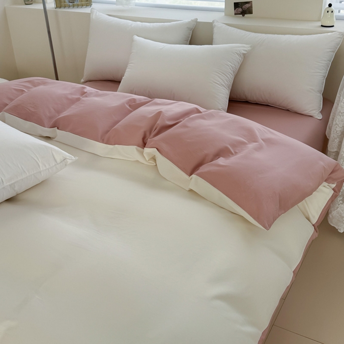 91家纺网 家纺一手货源 找家纺 艾迪尚家纺 2025新款A类纯色双拼长绒棉纯棉刺绣系列单品被套 被套单件（有单品 可定制） 奶粉甜梦