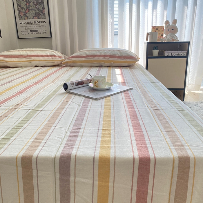 91家纺网 家纺一手货源 找家纺 艾咪-Amy ntmy 2025新款全棉纯棉色织水洗棉单品-平铺款 里威深咖