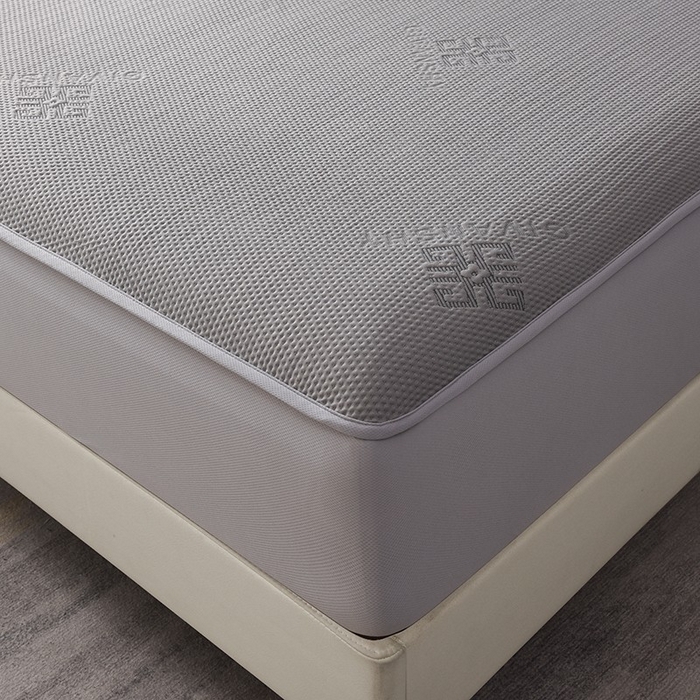 91家纺网 家纺一手货源 找家纺 绒多多 2025新款A类凉感冰豆豆席子凉席床笠款 绅士灰