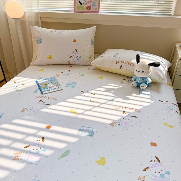 91家纺网 家纺一手货源 找家纺 （总）呗旺鹿 2025新款正版三丽鸥全棉13372单品床笠