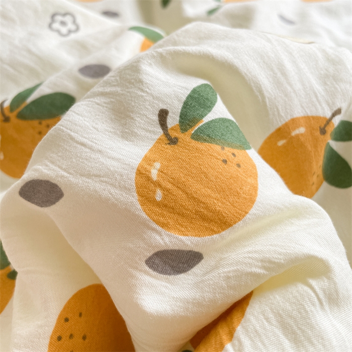 91家纺网 家纺一手货源 找家纺 美澳家纺 2025新款水洗棉印花夏被夏凉被空调被 小橘子