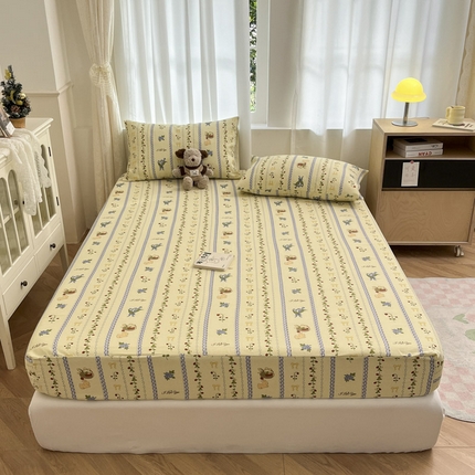 91家纺网 家纺一手货源 找家纺 （总）新印象  2025原棉老粗布床笠款