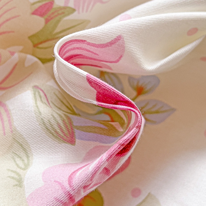 91家纺网 家纺一手货源 找家纺 暖芯优选 2025新款全棉纯棉一字绣四件套系列 花梦初