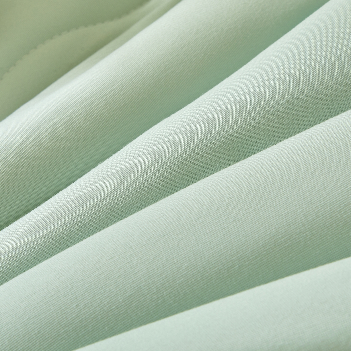 91家纺网 家纺一手货源 找家纺 易博家纺 2025新款格子纯色水洗棉无印风百分百新疆棉花夏被夏凉被被子被芯 冰激凌绿