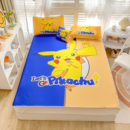 91家纺网 家纺一手货源 找家纺 （总）ds生活馆 2025新款大版卡通牛奶丝凉席