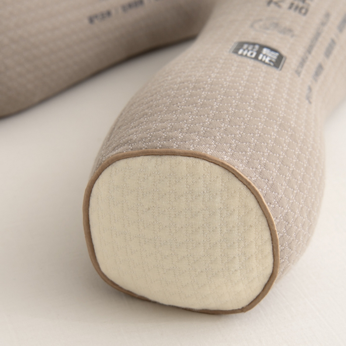 91家纺网 家纺一手货源 找家纺 大熊枕芯 2025新款大凉山苦荞 荞麦枕 苦荞颈椎枕-咖色