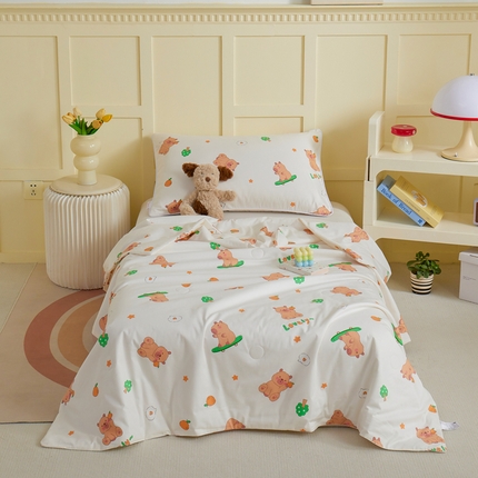 ds生活馆 2026新款儿童学生纯棉精梳棉系列单夏被 滑板巴拉