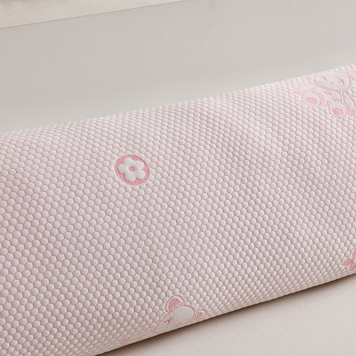 91家纺网 家纺一手货源 找家纺 艾兜坊 2025新款凉豆豆双人枕套 极简小熊-粉