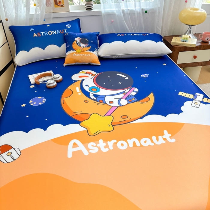 91家纺网 家纺一手货源 找家纺 （总）ds生活馆 2025新款大版卡通牛奶丝凉席