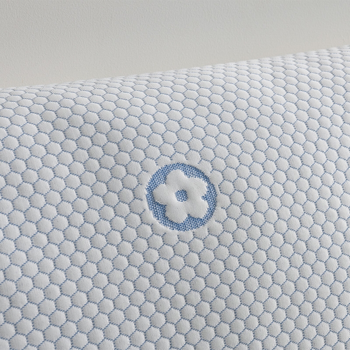 91家纺网 家纺一手货源 找家纺 艾兜坊 2025新款凉豆豆双人枕套 极简小熊-蓝