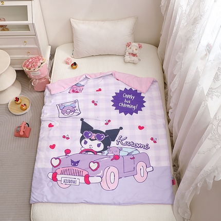 91家纺网 家纺一手货源 找家纺 （总）2025新款三丽鸥正版授权库洛米儿童大版夏被夏凉被凉感天丝空调被夏凉被幼儿园午睡凉席夏被三件套