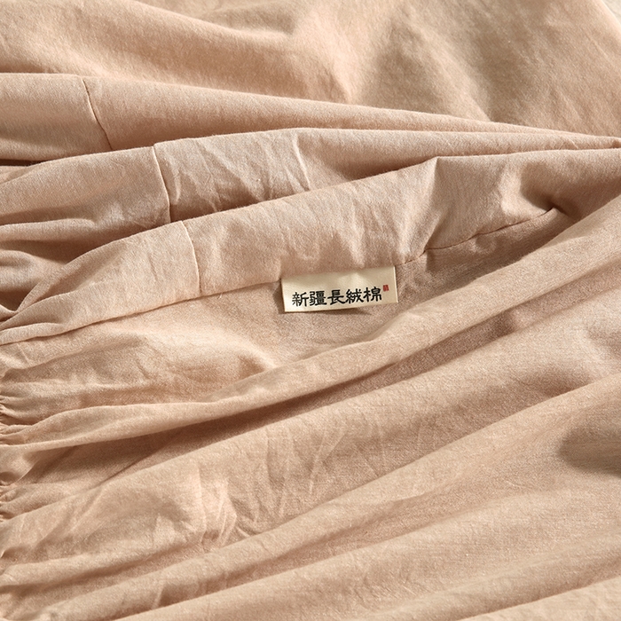 91家纺网 家纺一手货源 找家纺 恋之语 2025新款全棉纯棉色织床笠单品单床笠床笠单件 米驼青年