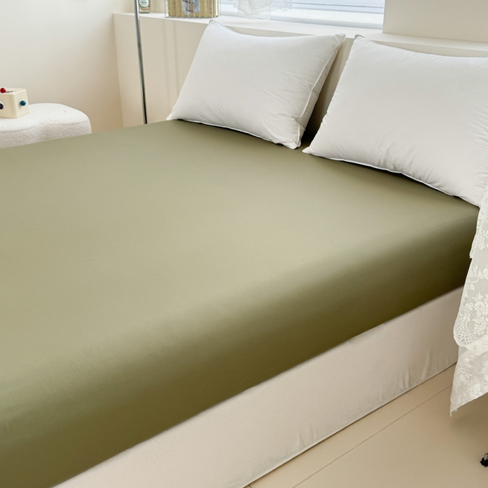 91家纺网 家纺一手货源 找家纺 艾迪尚家纺 2025新款A类纯色双拼长绒棉纯棉刺绣系列单品床笠 床笠单件（有单品 可定制） 云栖竹语