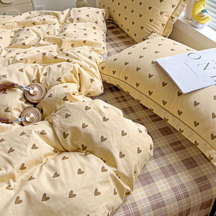 91家纺网 家纺一手货源 找家纺 （总）暖芯优选 2025新款全棉纯棉一字绣四件套系列