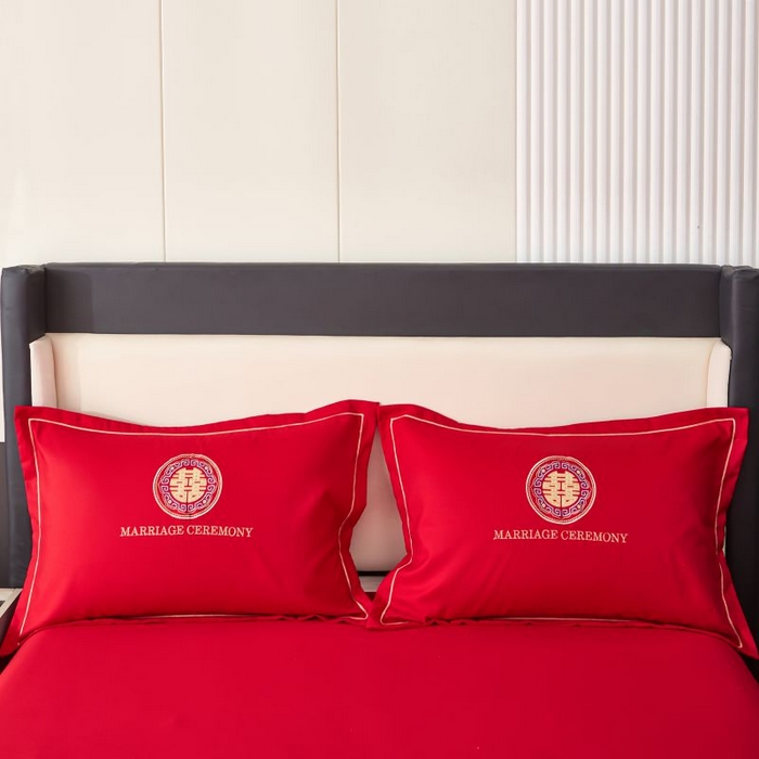 91家纺网 家纺一手货源 找家纺 三盛源 2025新款亲肤舒适不掉色枕套 云彩美满