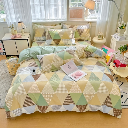 91家纺网 家纺一手货源 找家纺 （总）红粉佳人家纺 2025新款12868纯棉系列全棉四件套