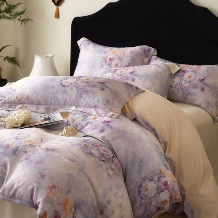 91家纺网 家纺一手货源 找家纺 （总）金奇达家纺 2025新款竹玉清丝四件套-雅韵【标准号全网控价（折后券后）不低于元228元】