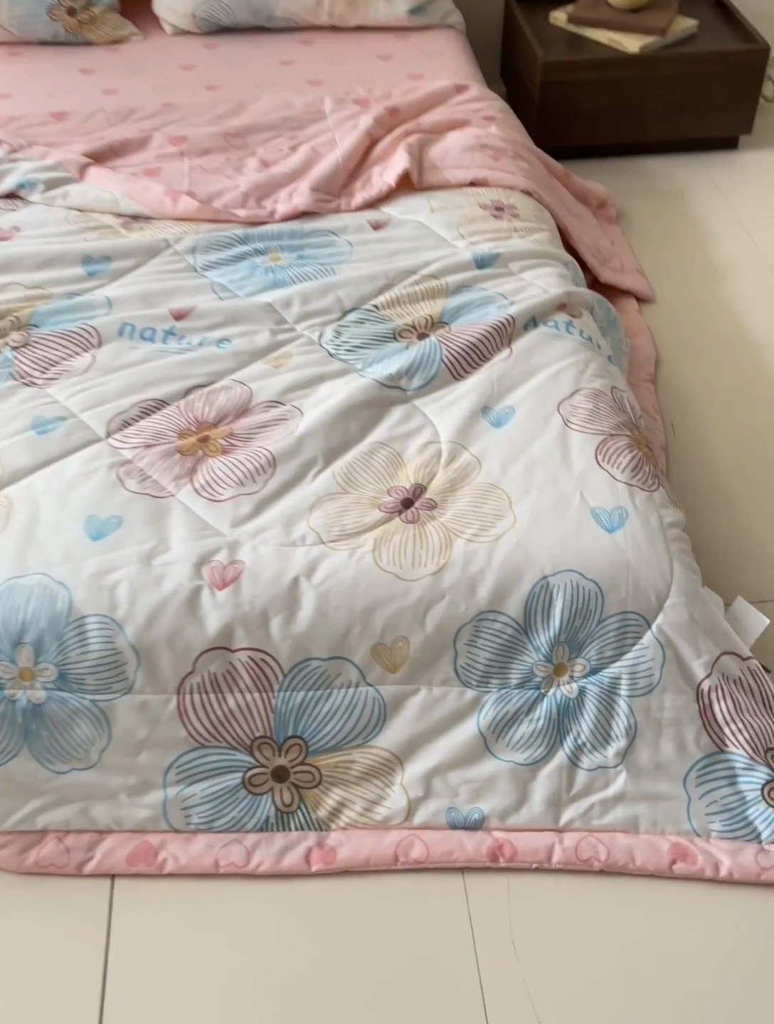 91家纺网 家纺一手货源 找家纺 宝士康家纺 2025新款10A抗菌全棉夏被四件套（床笠款） 缤纷