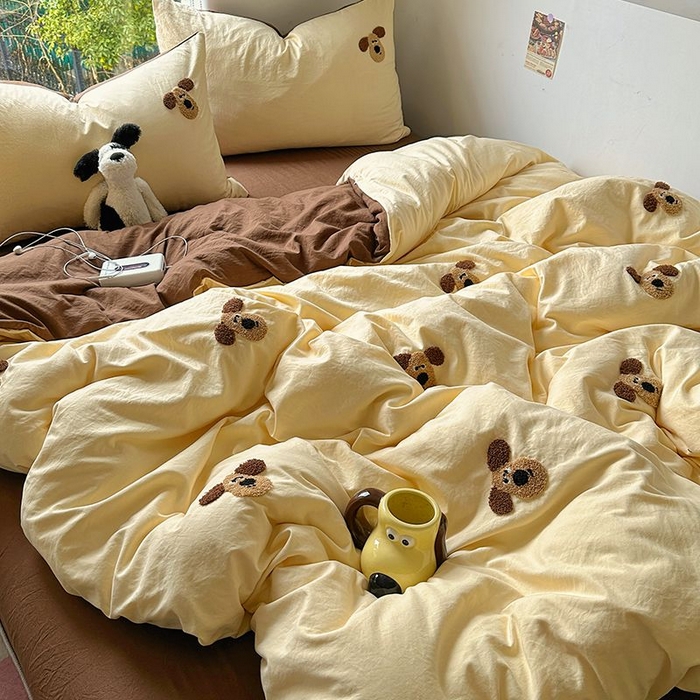 91家纺网 家纺一手货源 找家纺 （总）耀达家居 2025新款A类水洗棉毛巾绣四件套