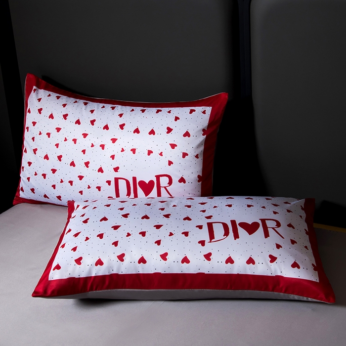 91家纺网 家纺一手货源 找家纺 爵仕家纺 2025新款轻奢潮牌水洗真丝四件套 爱心