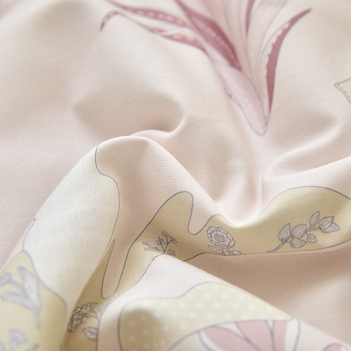 91家纺网 家纺一手货源 找家纺 宝士康家纺 2025新款10A抗菌全棉夏被四件套（床单款） 多巴胺粉