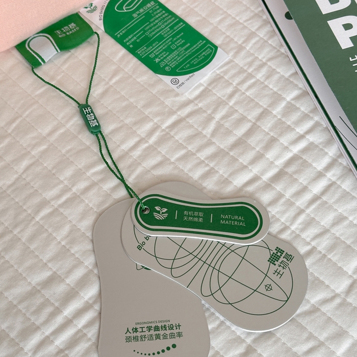 91家纺网 家纺一手货源 找家纺 伟邦枕芯 2025新款淘气熊生物机儿童枕头枕芯 蓝色低枕27*42cm一只