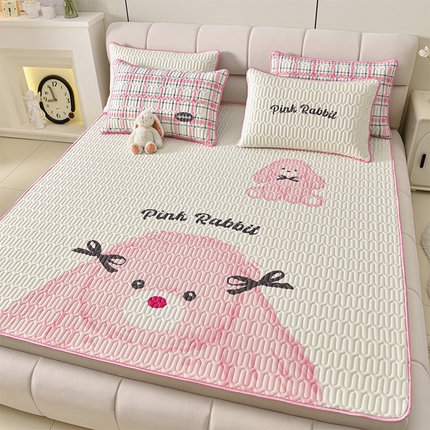 91家纺网 家纺一手货源 找家纺 （总）炫拼 2025新款0.5大版乳胶凉席三件套