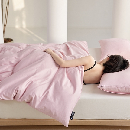 91家纺网 家纺一手货源 找家纺 （总）2025新款A类40S全棉糯感大雁纹提花单品被套