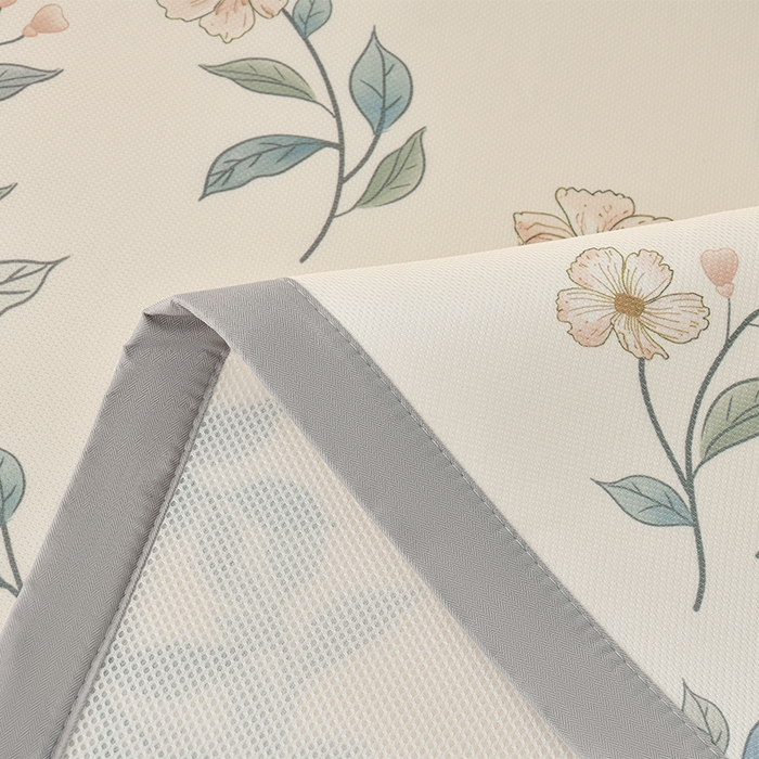 91家纺网 家纺一手货源 找家纺 简一 2025新款A类碳光印花数码冰丝凉席系列-床单款 浅花枝香